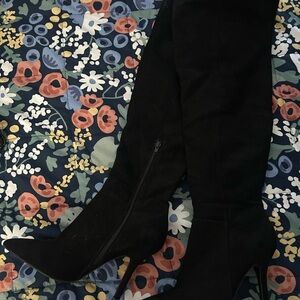 Chic Black Over the Knee Boots for Women